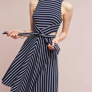 Anthropologie Hutch Kinsley Blue Dress Large XL New NWT HTF GORGEOUS Sleeveless